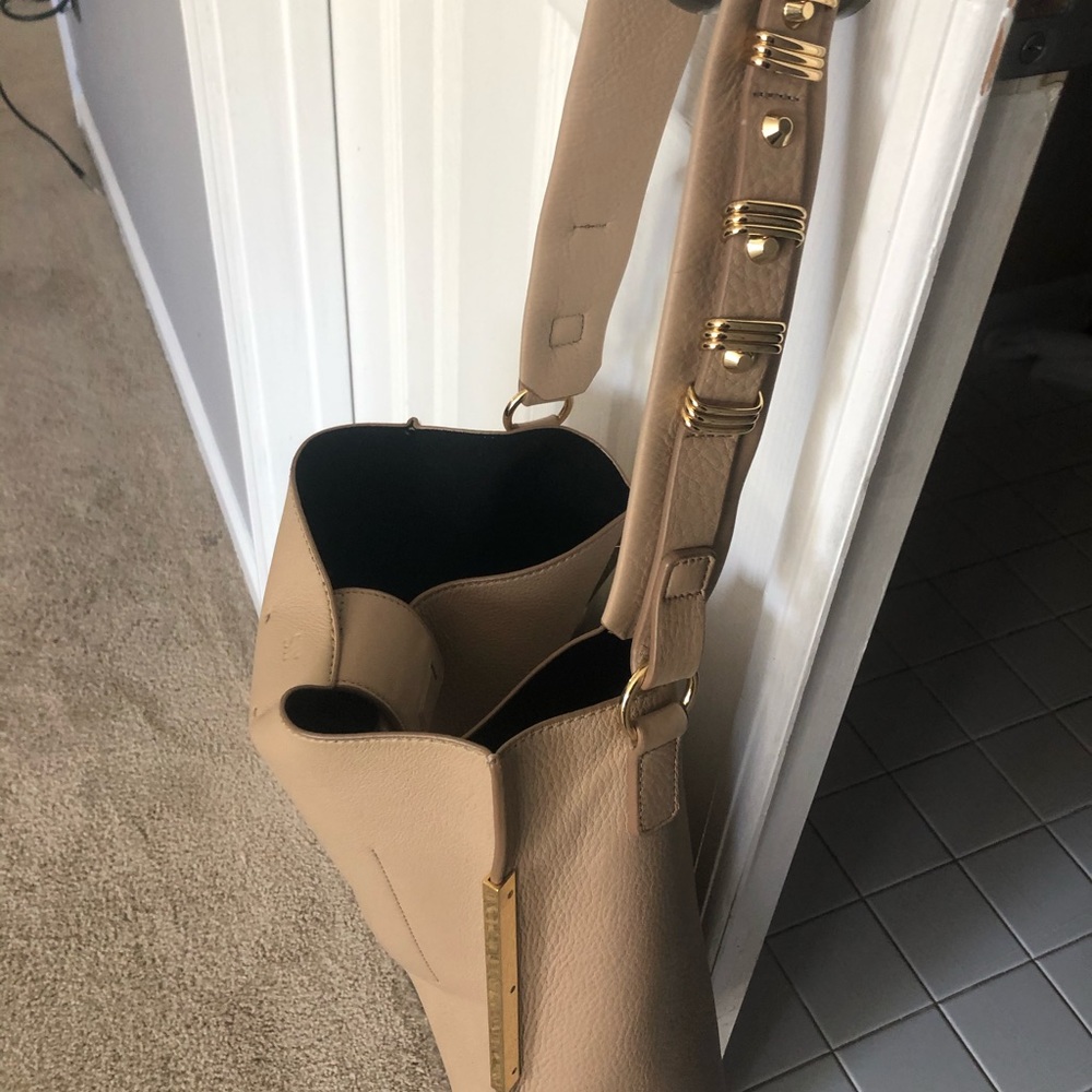 Stuart Weitzman Leather Bucket/Shoulder Bag